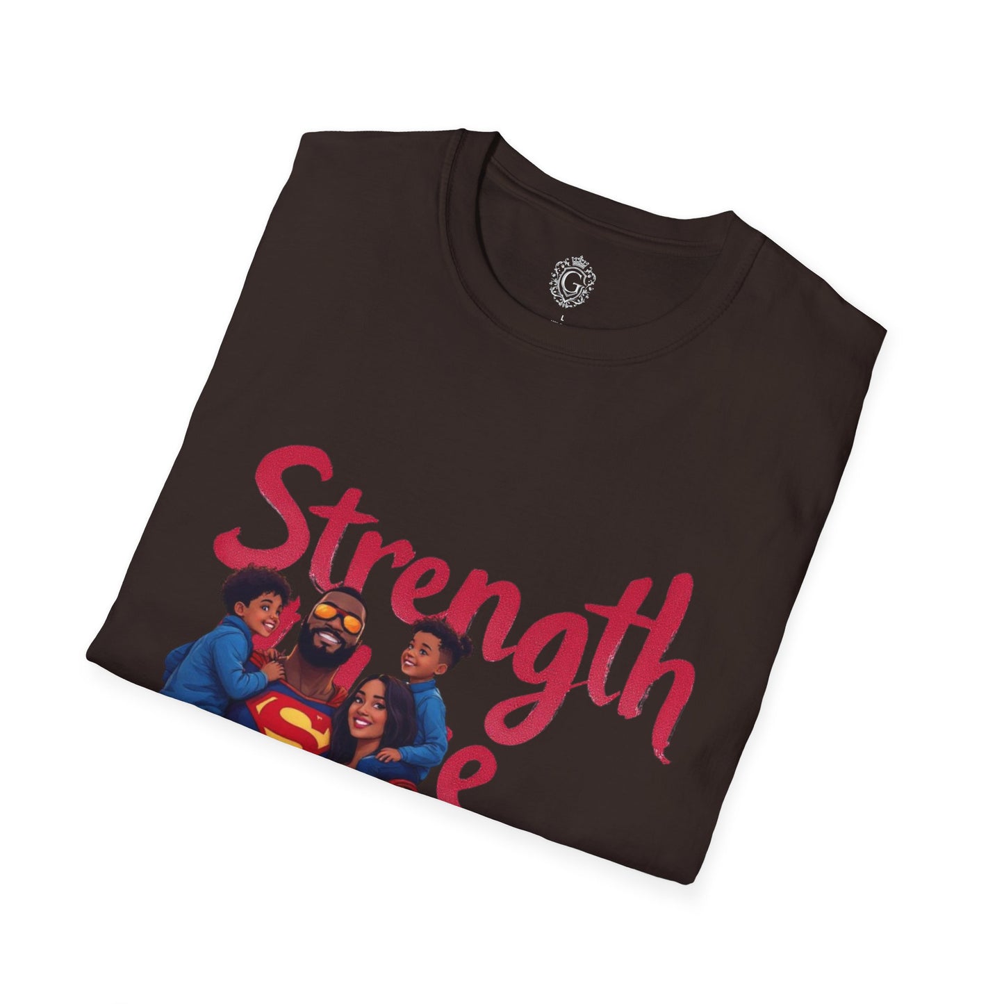 Superhero Family Strength Unisex Softstyle T-Shirt
