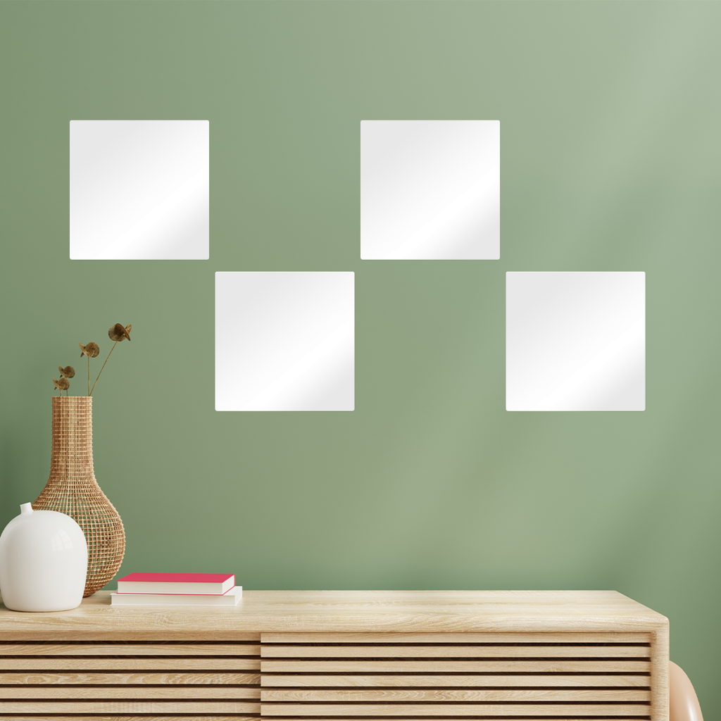 benzo heart Square Wall Tiles Set of 4