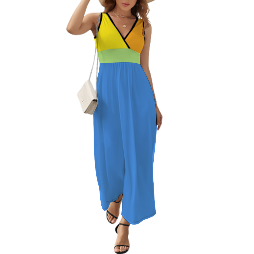 Gorgani Women's Sleeveless Dress Summer Fashion Long Skirts