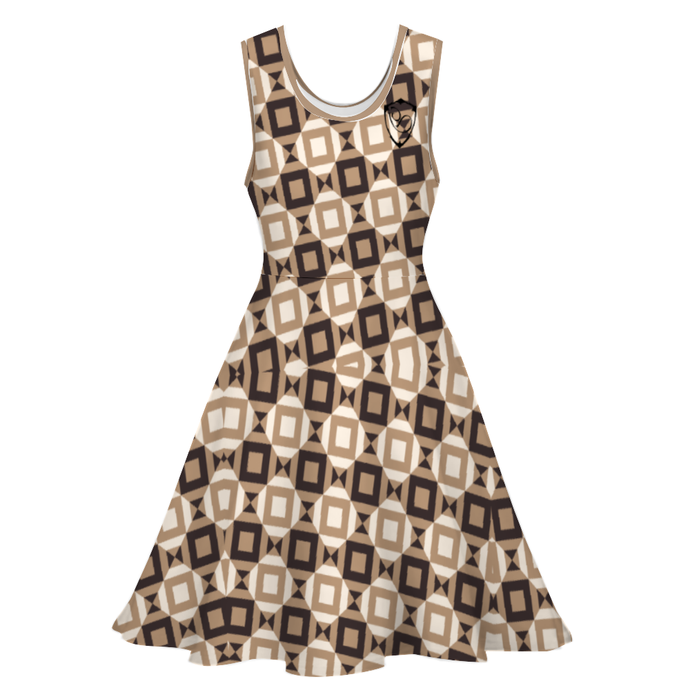 Gorgani Neck Dress Women's Fashion Skirts