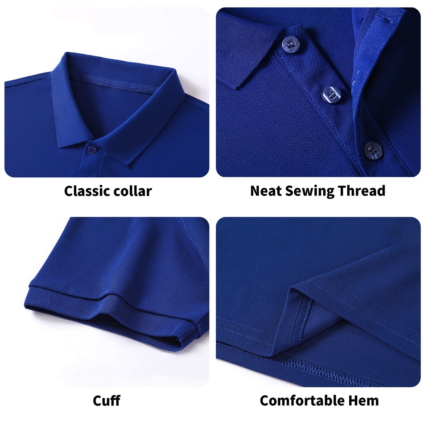 Gorgani Unisex Cotton Polo Shirt With Logo