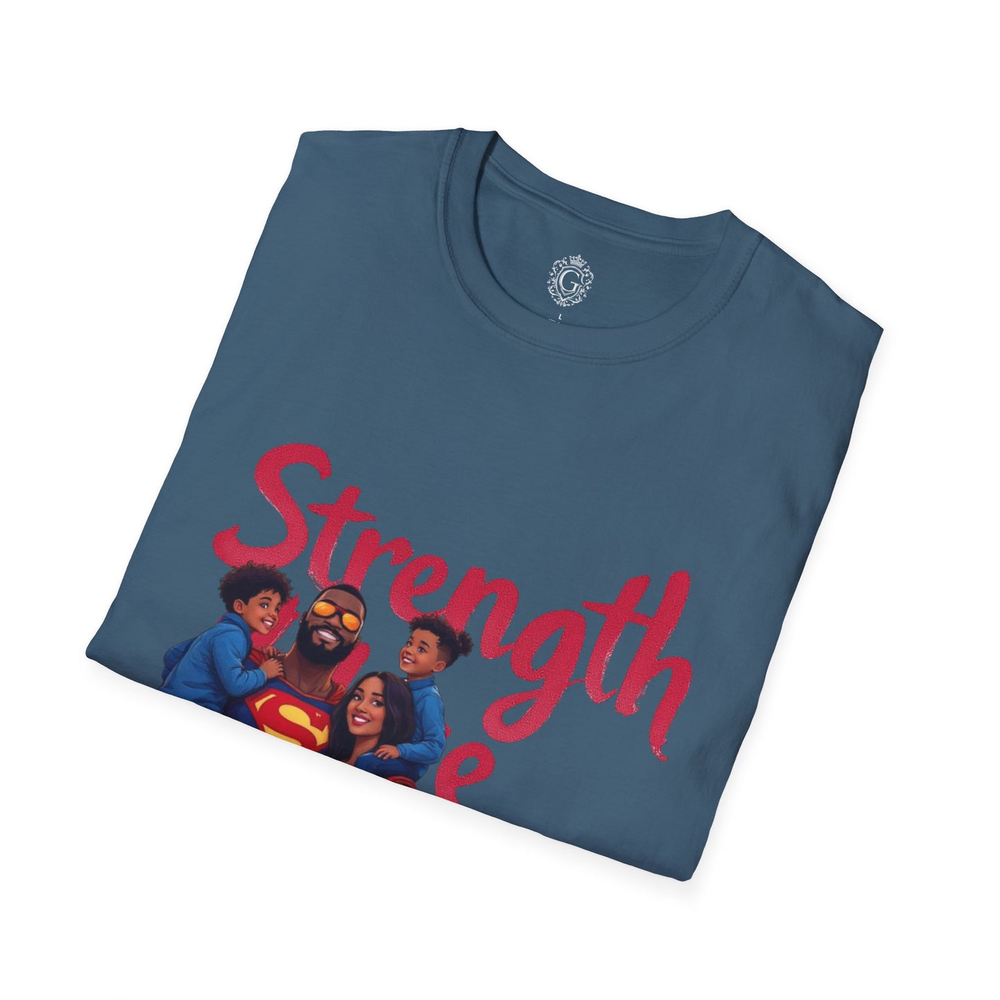 Superhero Family Strength Unisex Softstyle T-Shirt