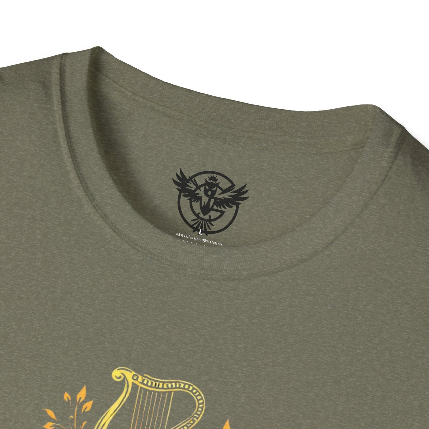 G.A. Gorgani Music Unisex Softstyle T-Shirt – Elegant Musical Design for Music Lovers