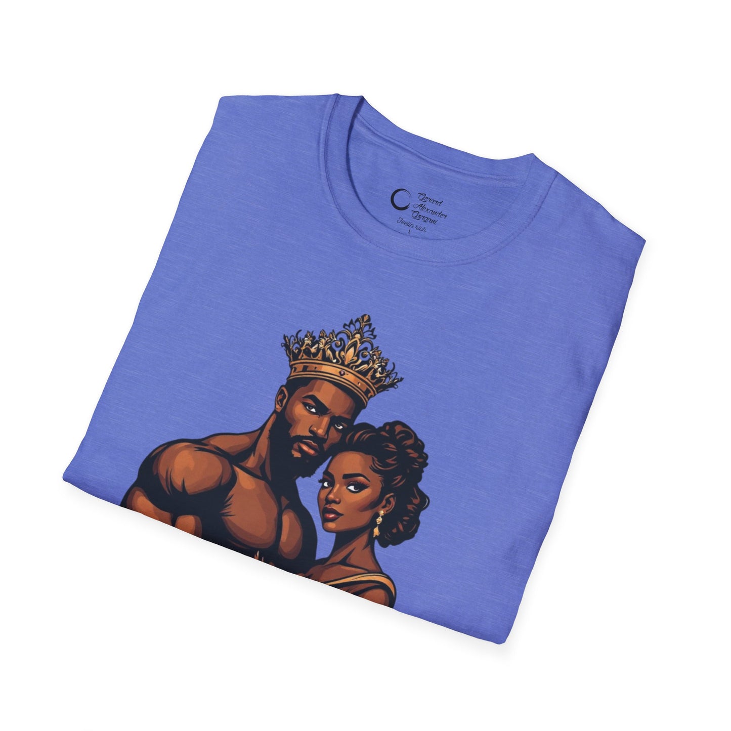 Strength Life Love by G.A.Gorgani Unisex Softstyle T-Shirt - Empowering Couple Graphic Tee