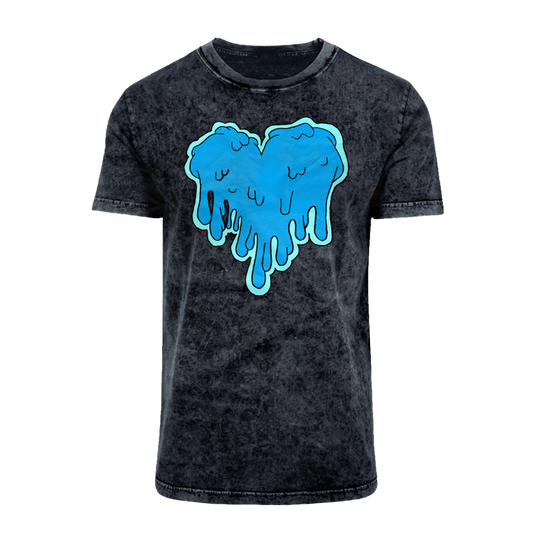 benzo heart Acid Washed T-Shirt