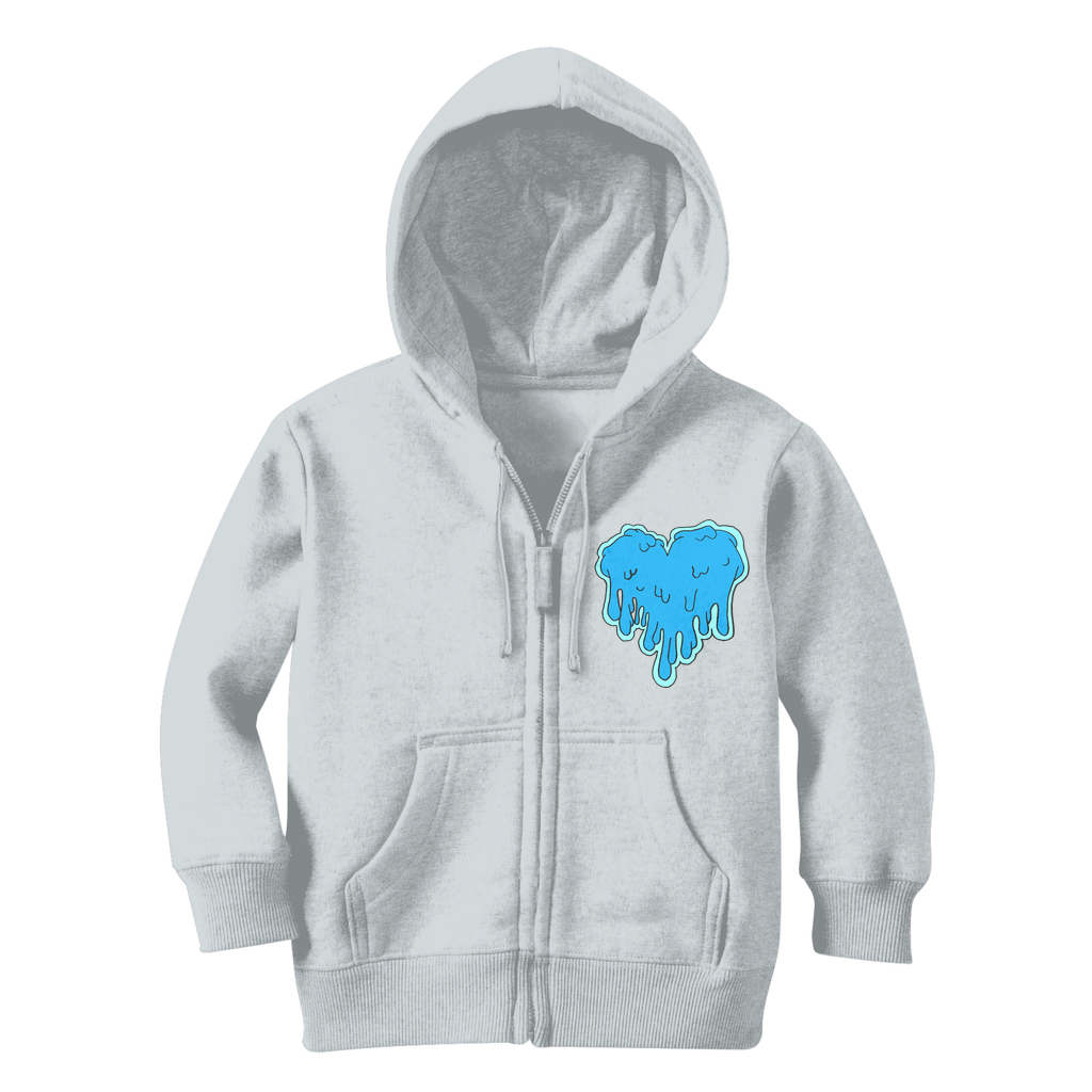 benzo heart Classic Kids Zip Hoodie