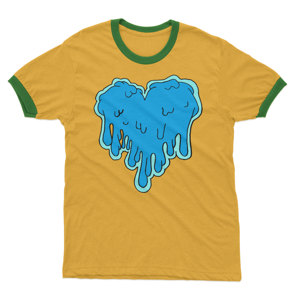 benzo heart Adult Ringer T-Shirt