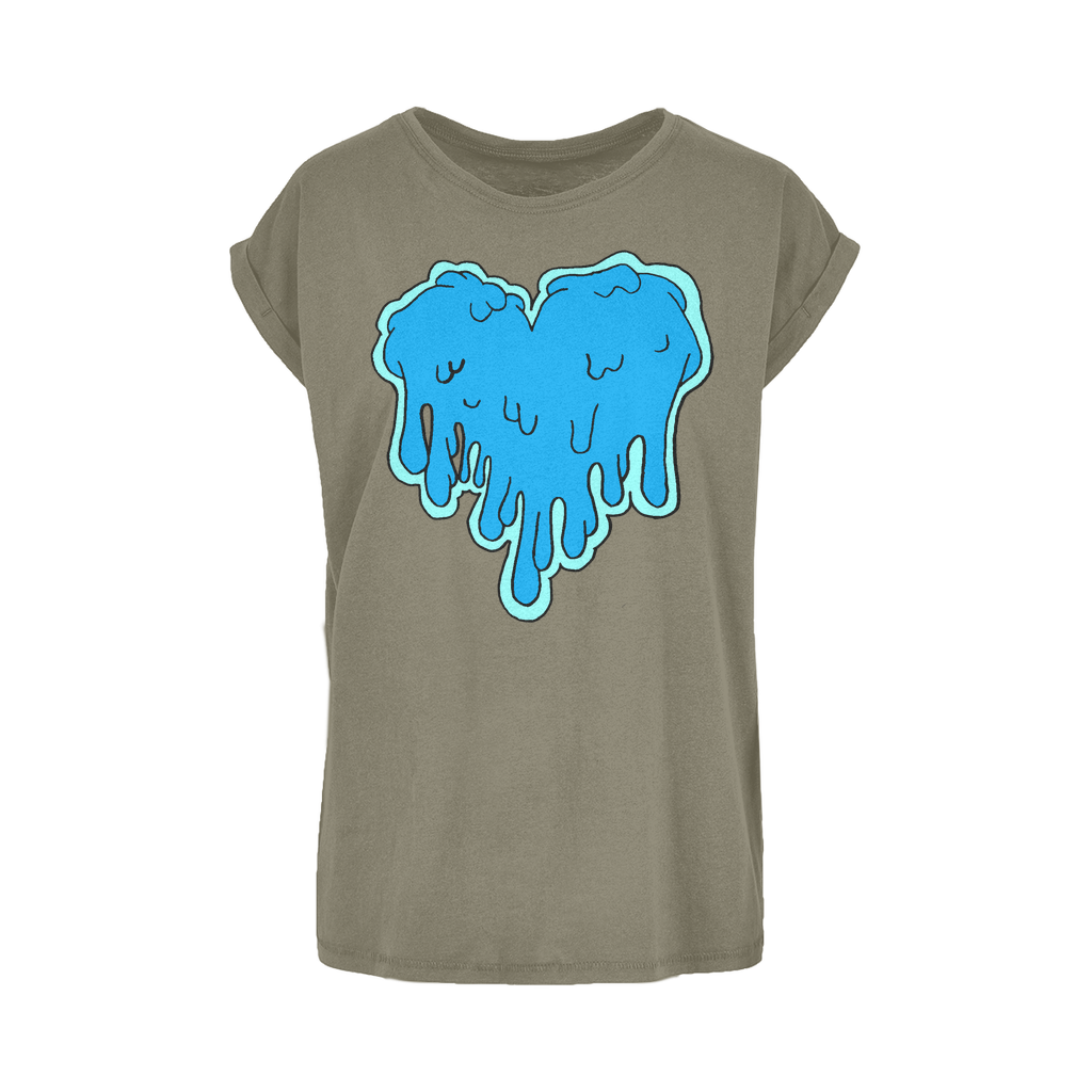 benzo heart Women's Extended Shoulder T-Shirt XS-5XL