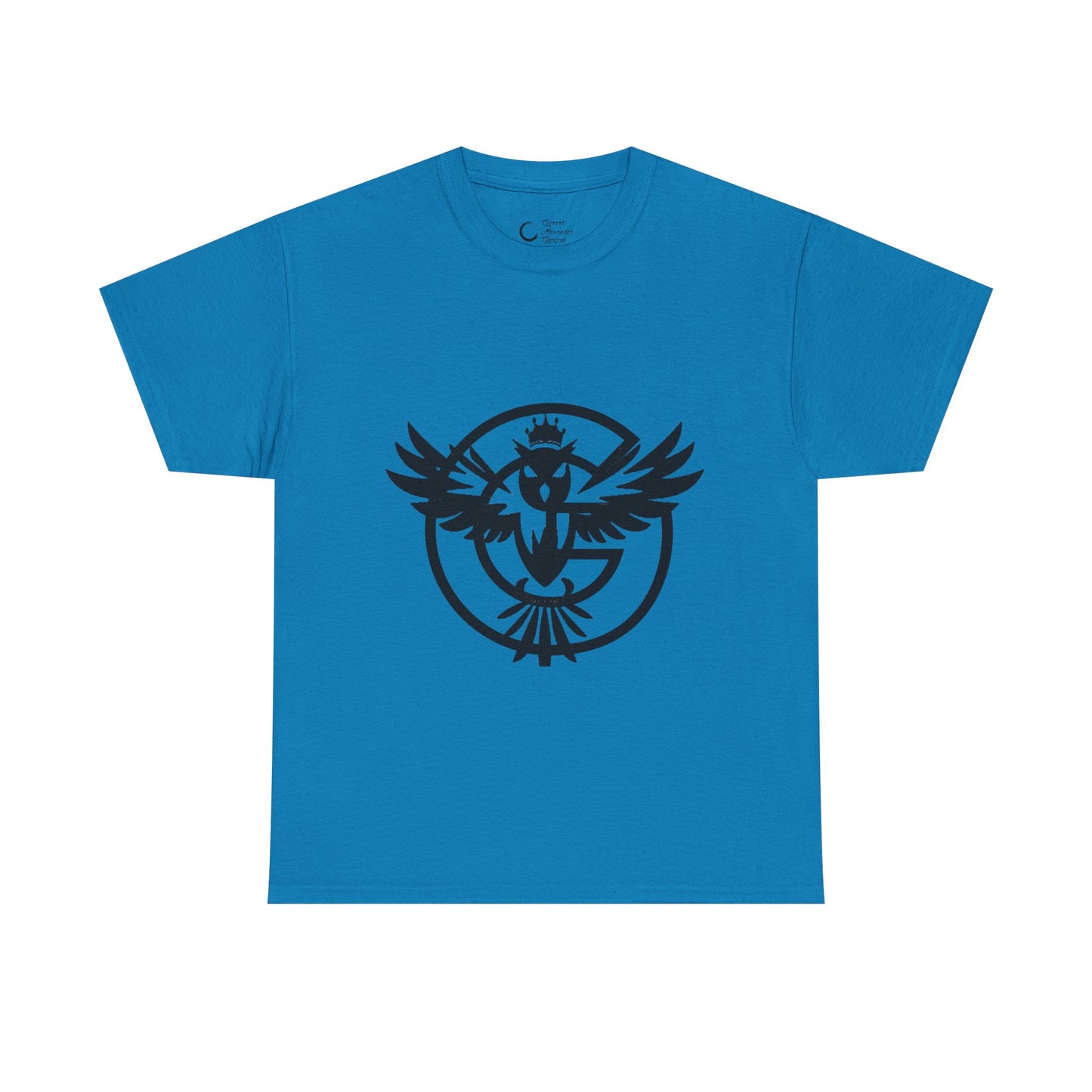 Gorgani Unisex Heavy Cotton Tee - Stylish Bird Graphic Tee for Casual Vibes
