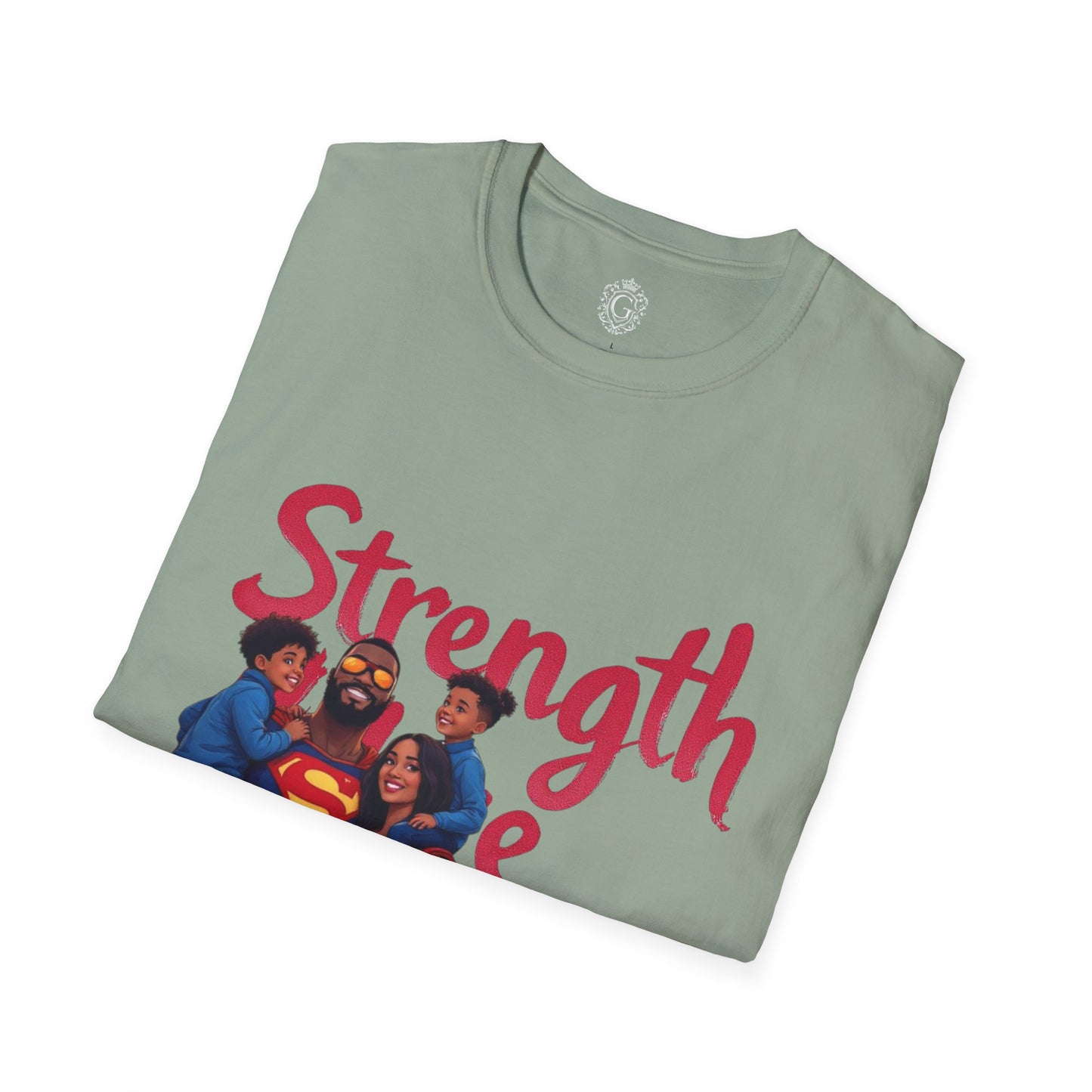 Superhero Family Strength Unisex Softstyle T-Shirt