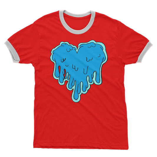benzo heart Adult Ringer T-Shirt