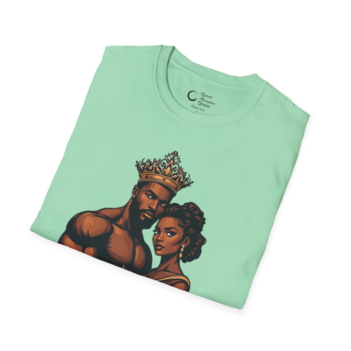 Strength Life Love by G.A.Gorgani Unisex Softstyle T-Shirt - Empowering Couple Graphic Tee
