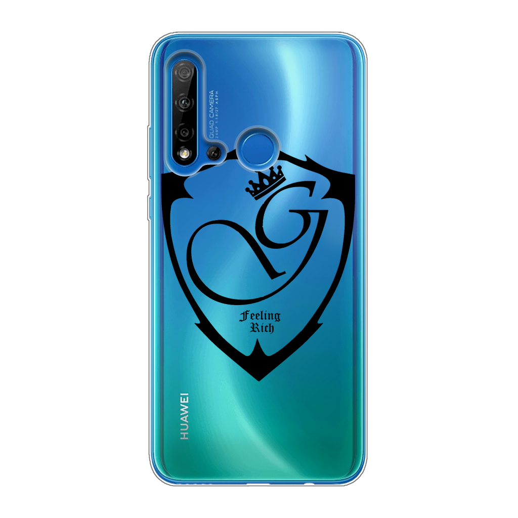 Feeling rich Back Printed Transparent Soft Phone Case