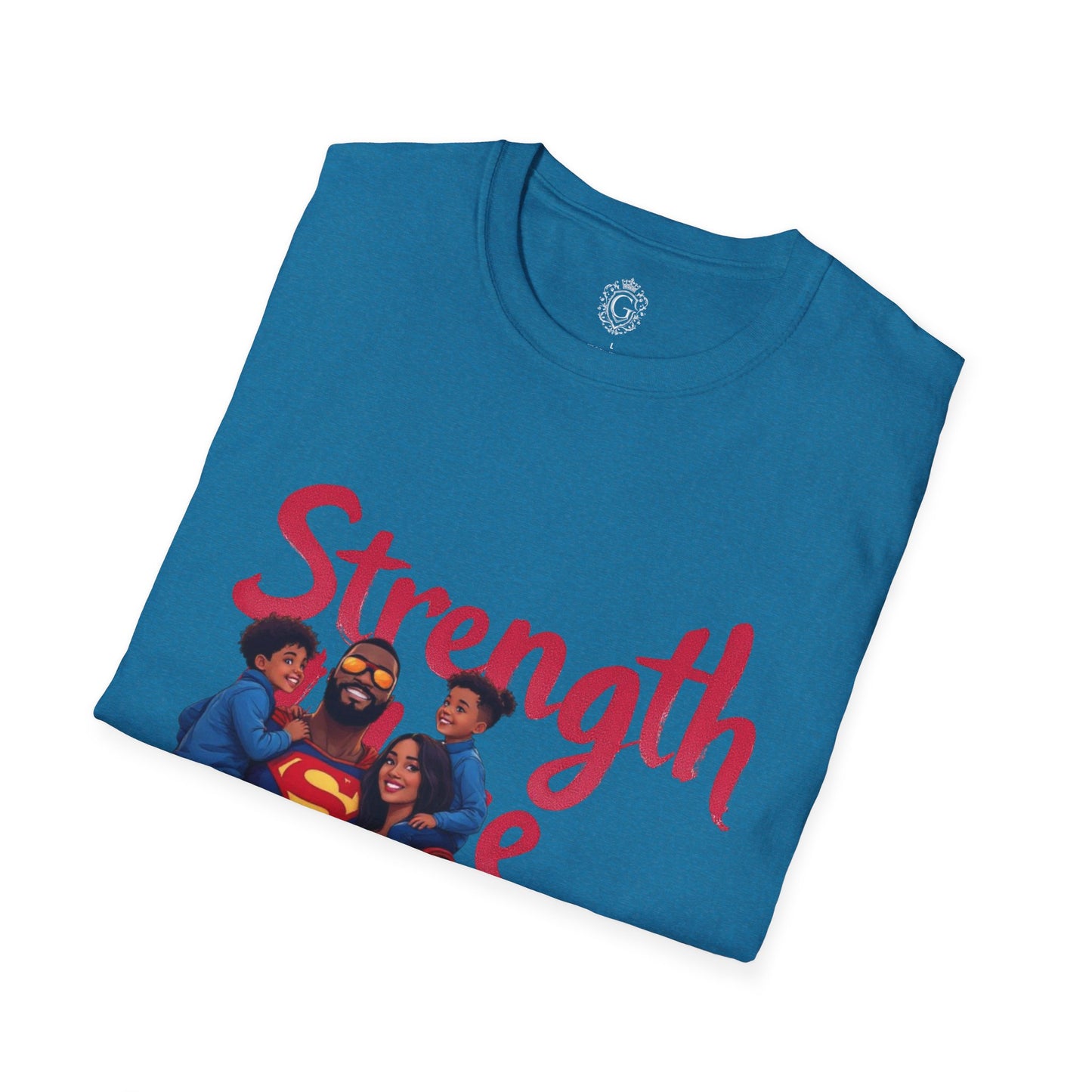 Superhero Family Strength Unisex Softstyle T-Shirt