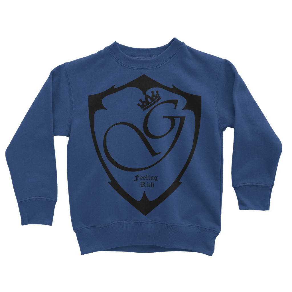 Feeling rich Classic Kids Sweatshirt