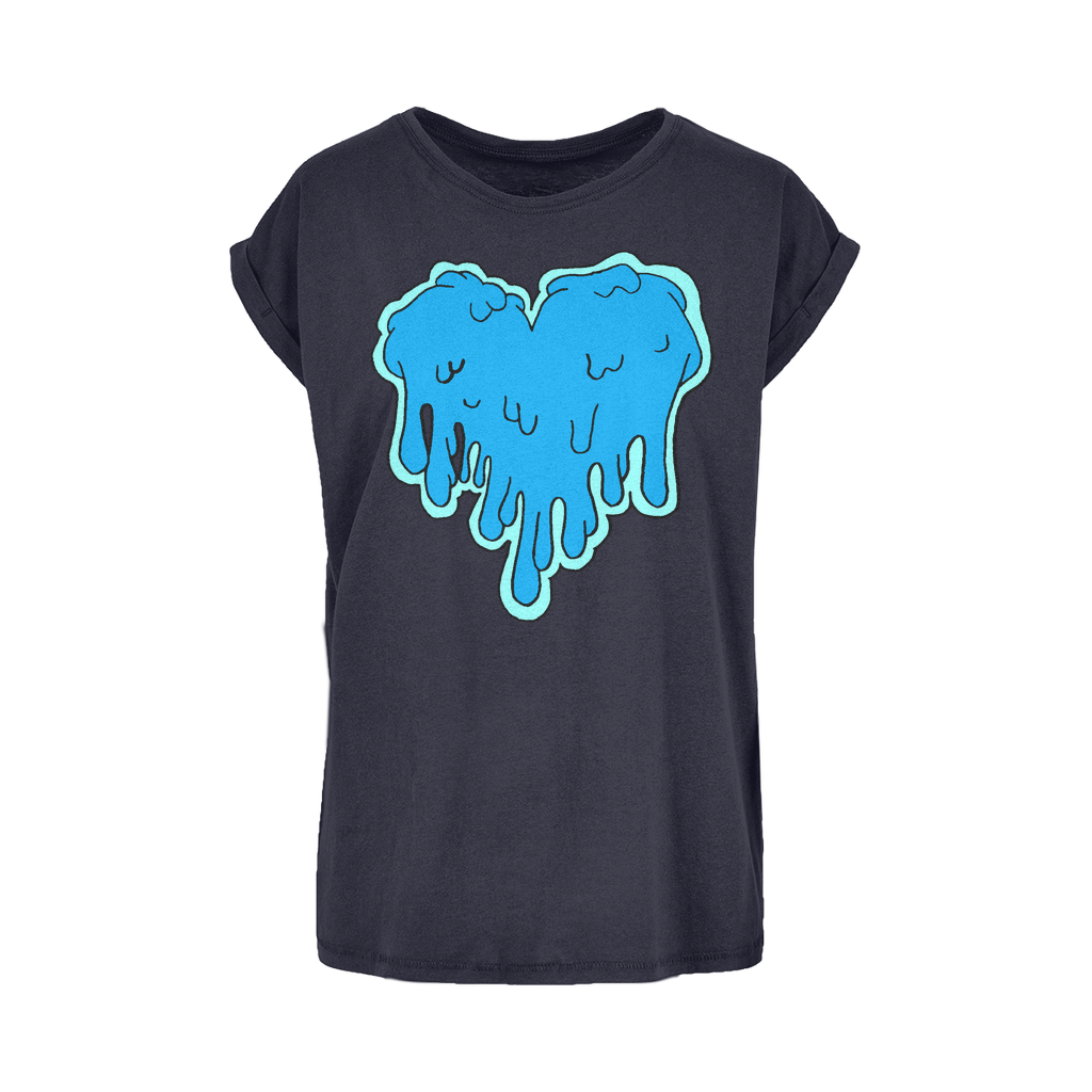 benzo heart Women's Extended Shoulder T-Shirt XS-5XL