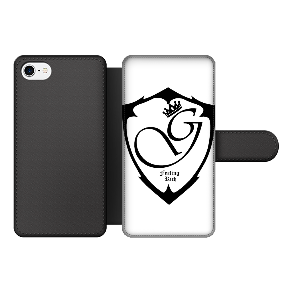 Feeling rich Front Printed Wallet Cases