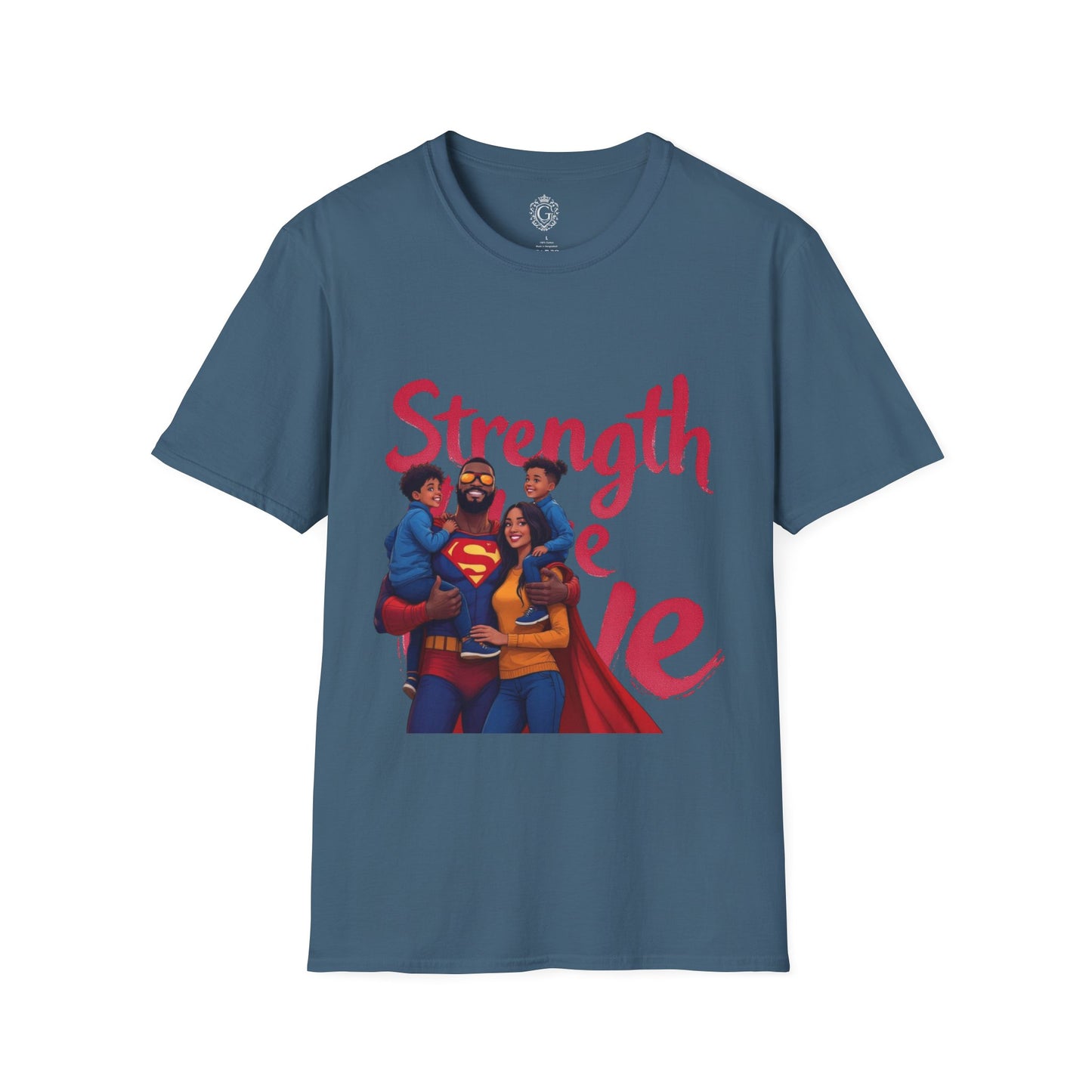 Superhero Family Strength Unisex Softstyle T-Shirt