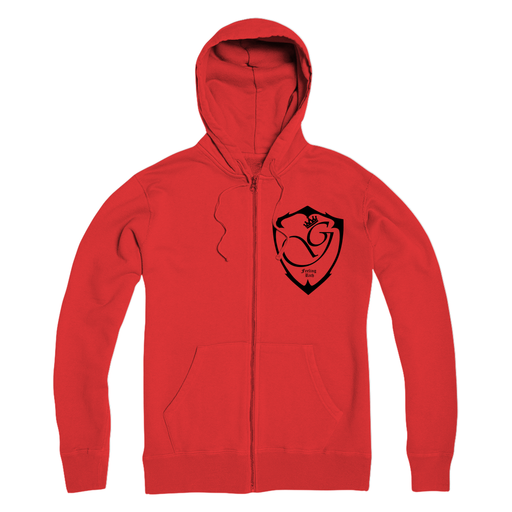 Feeling rich Premium Adult Zip Hoodie