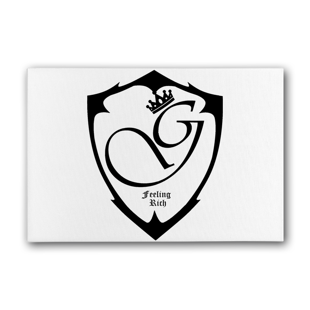 Feeling rich Premium Stretched Canvas