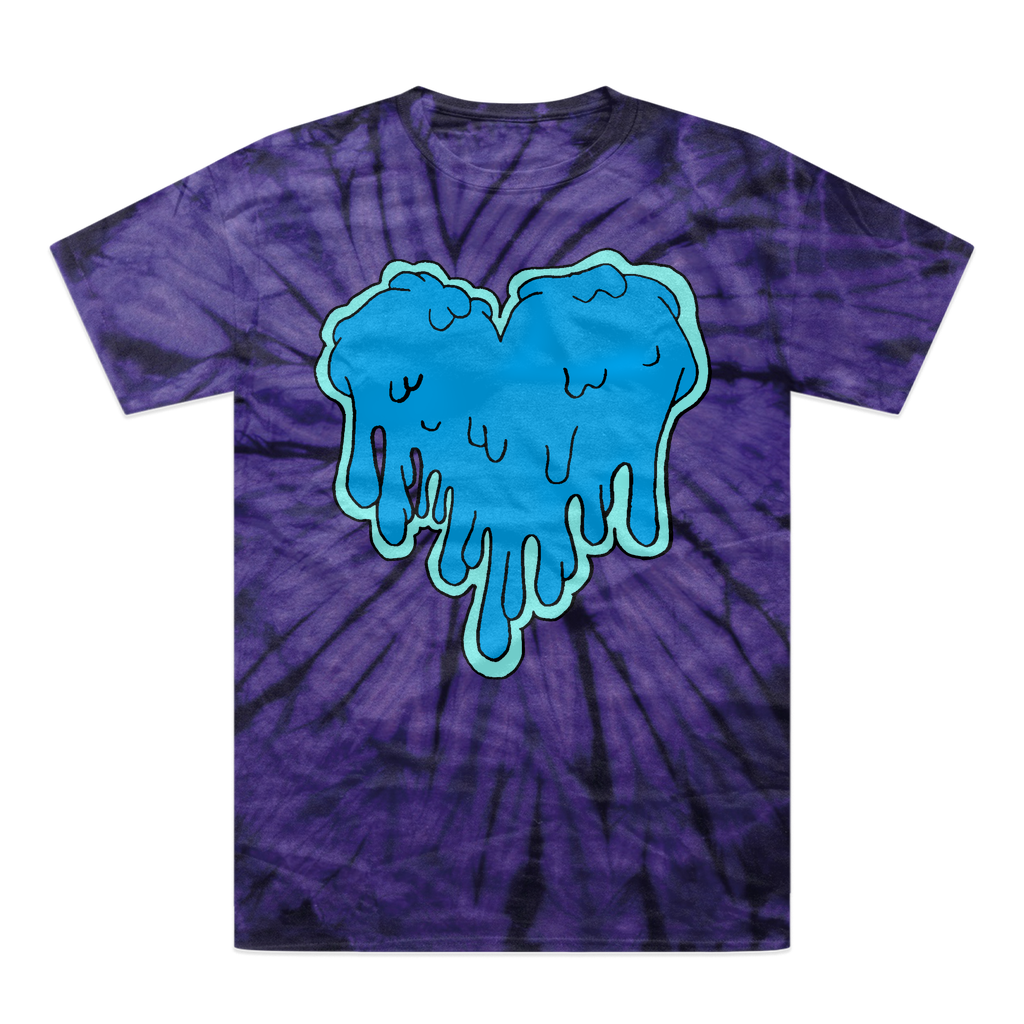 benzo heart Tonal Spider Tie-Dye T-Shirt