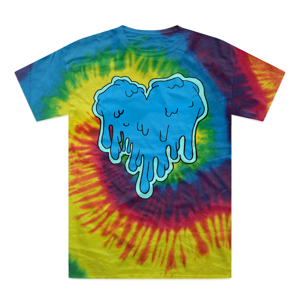 benzo heart Tie-Dye T-Shirt