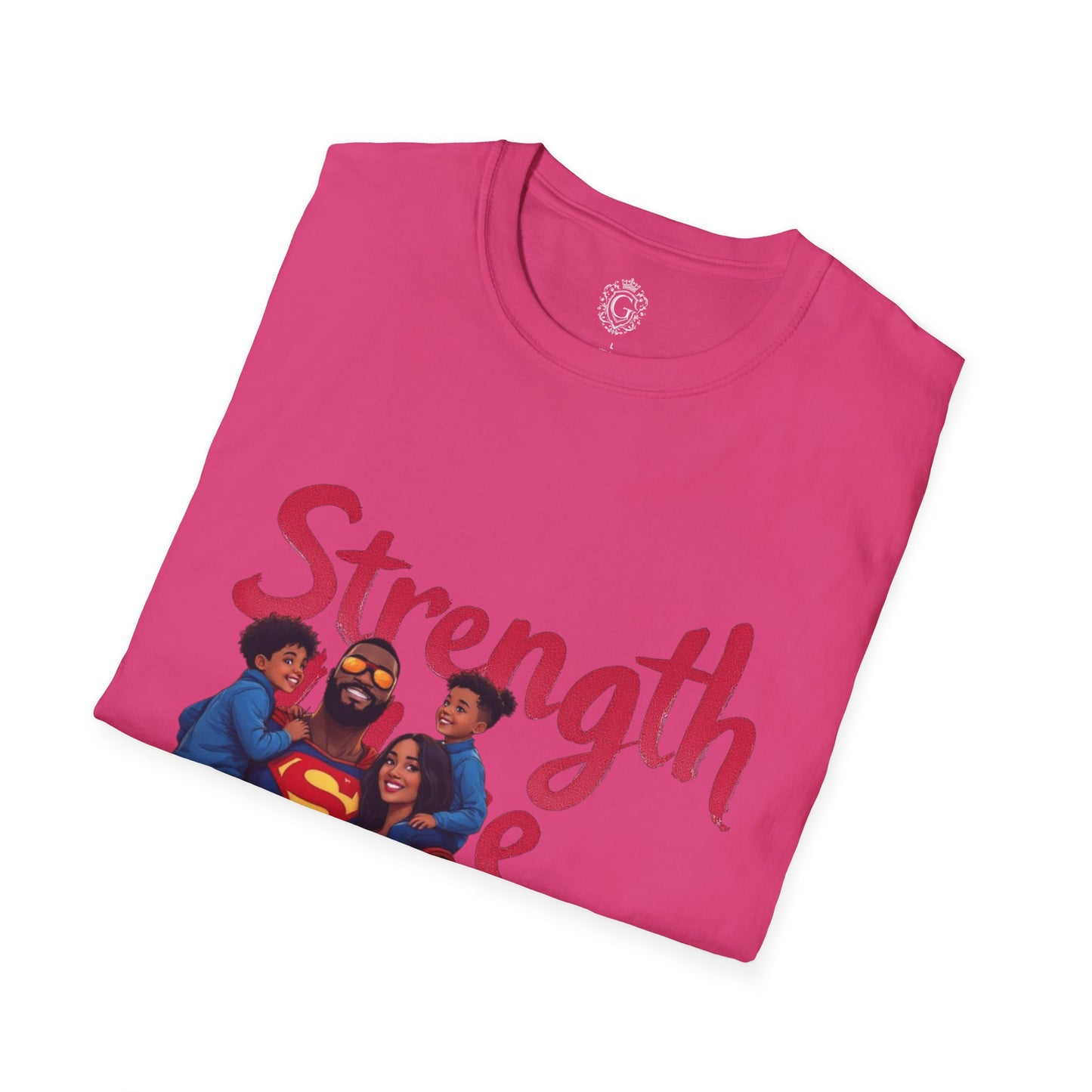 Superhero Family Strength Unisex Softstyle T-Shirt
