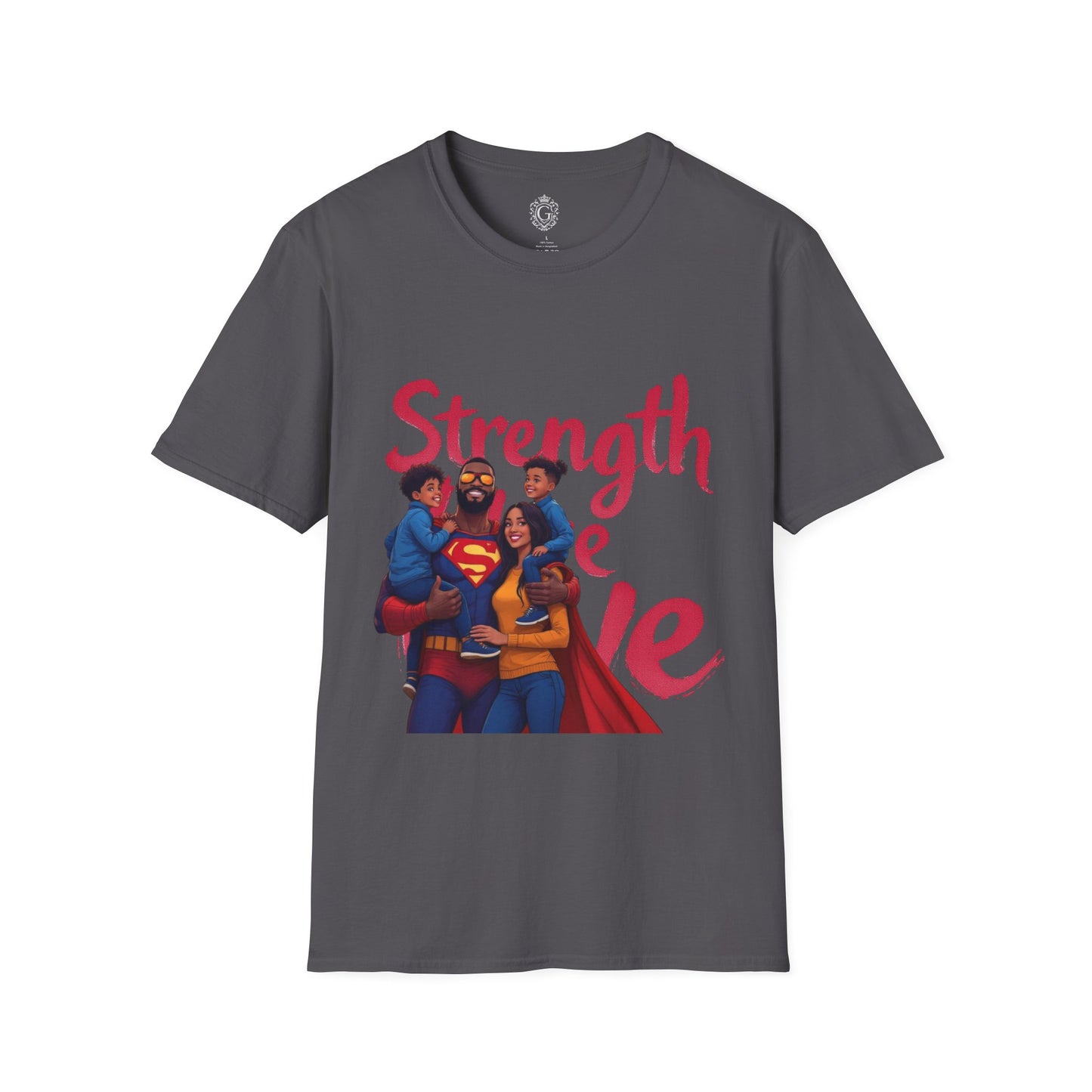 Superhero Family Strength Unisex Softstyle T-Shirt