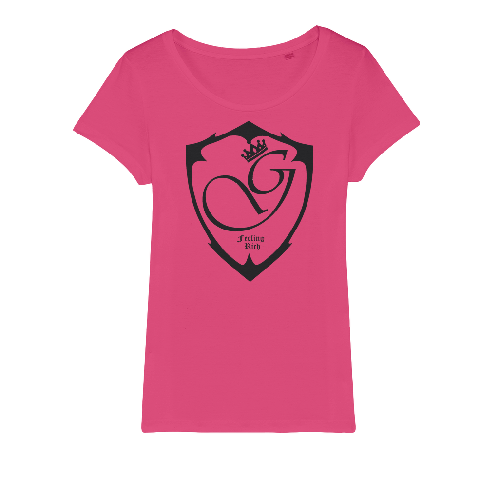 Feeling rich Organic Jersey Womens T-Shirt