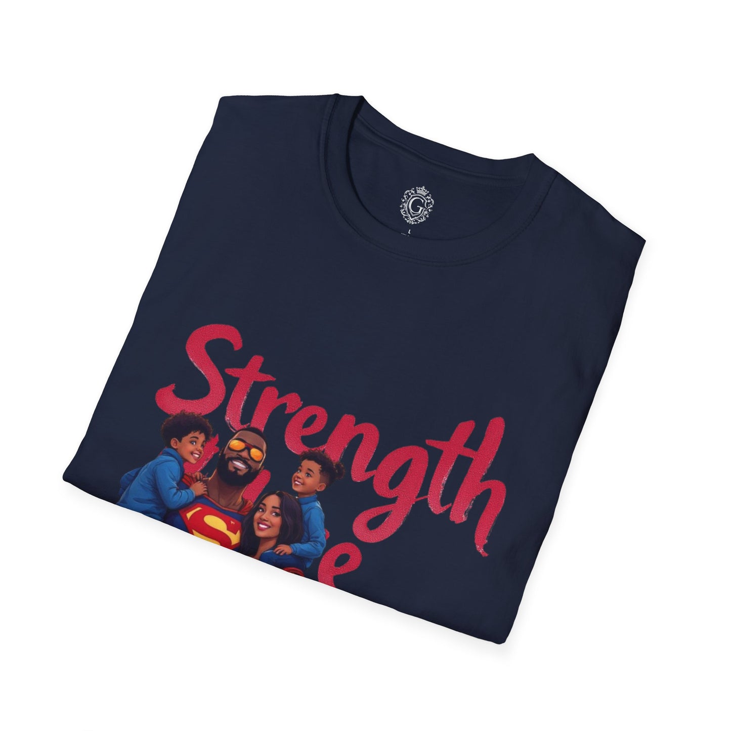 Superhero Family Strength Unisex Softstyle T-Shirt