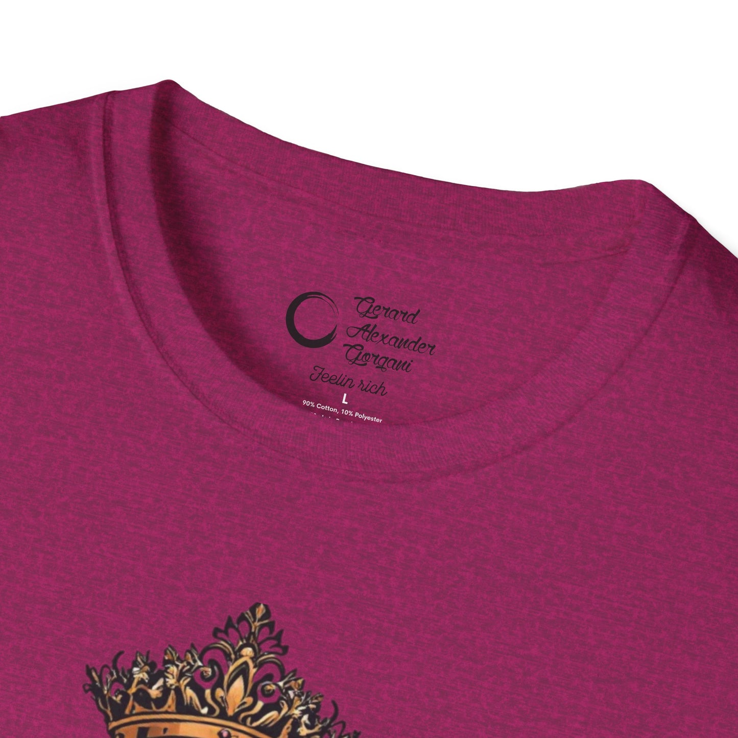 Strength Life Love by G.A.Gorgani Unisex Softstyle T-Shirt - Empowering Couple Graphic Tee