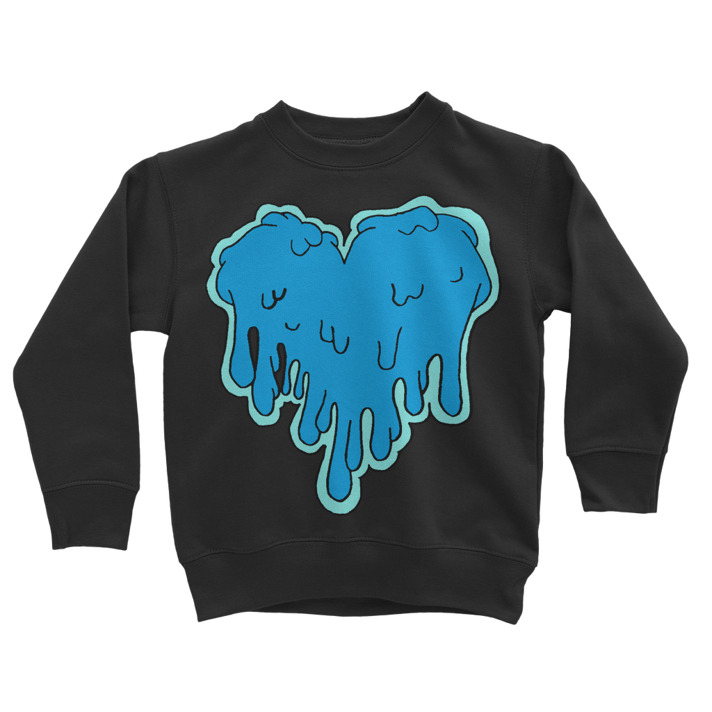 benzo heart Classic Kids Sweatshirt