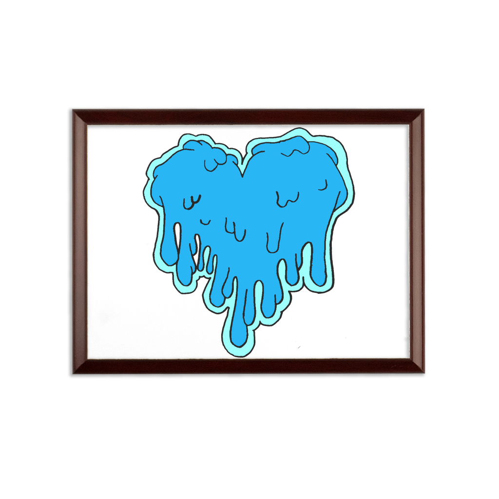 benzo heart Sublimation Wall Plaque