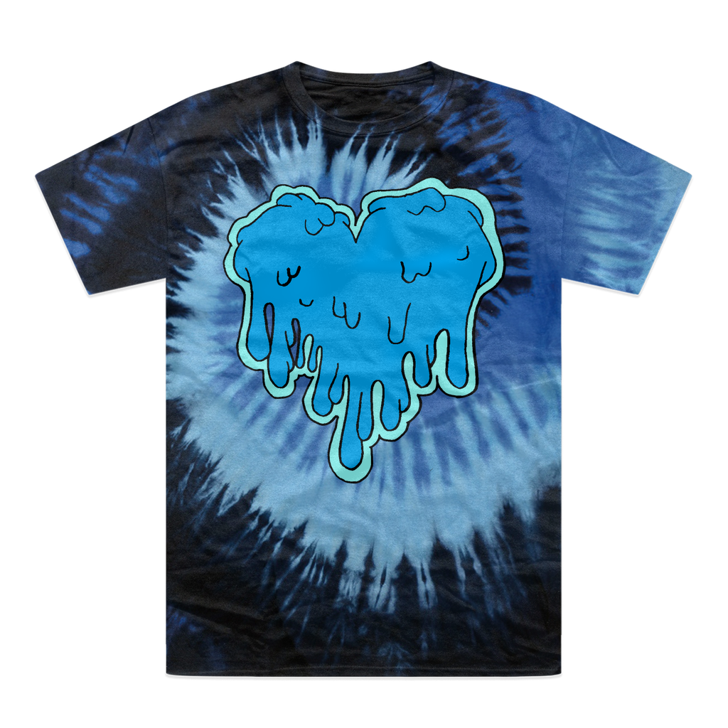 benzo heart Tie-Dye T-Shirt