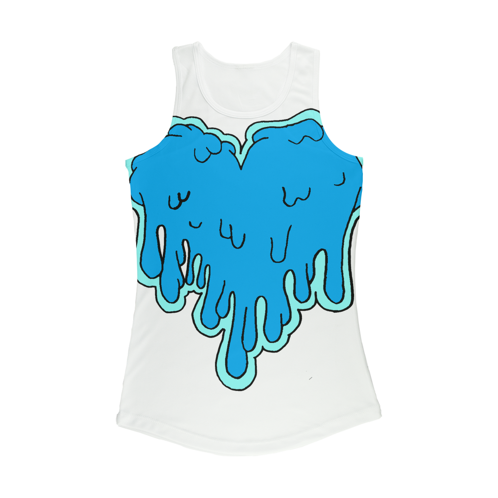 benzo heart Women Performance Tank Top
