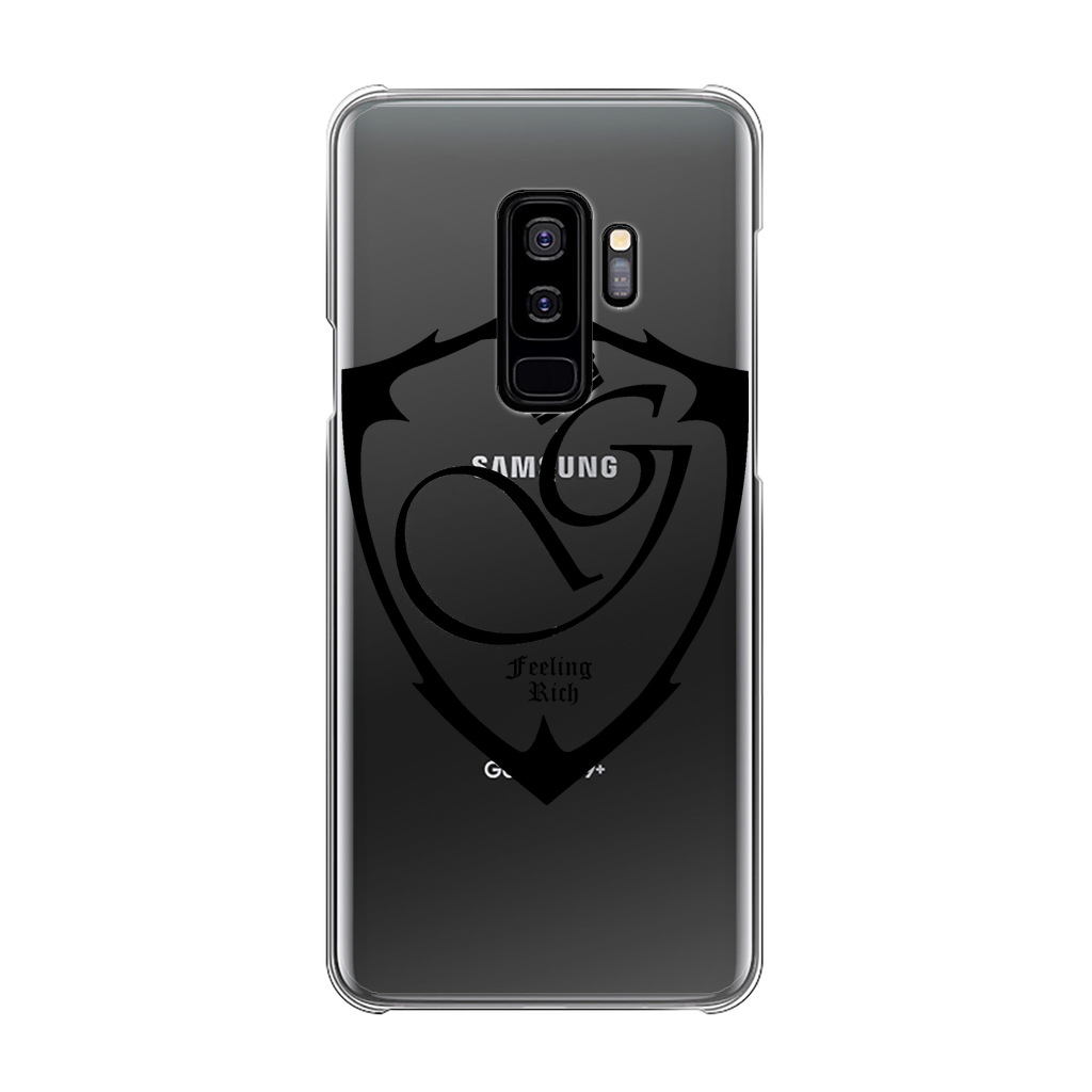 Feeling rich Back Printed Transparent Hard Phone Case