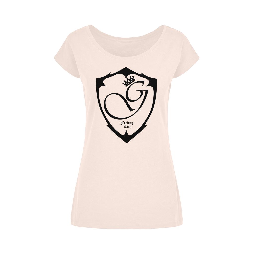 Feeling rich Wide Neck Womens T-Shirt XS-5XL