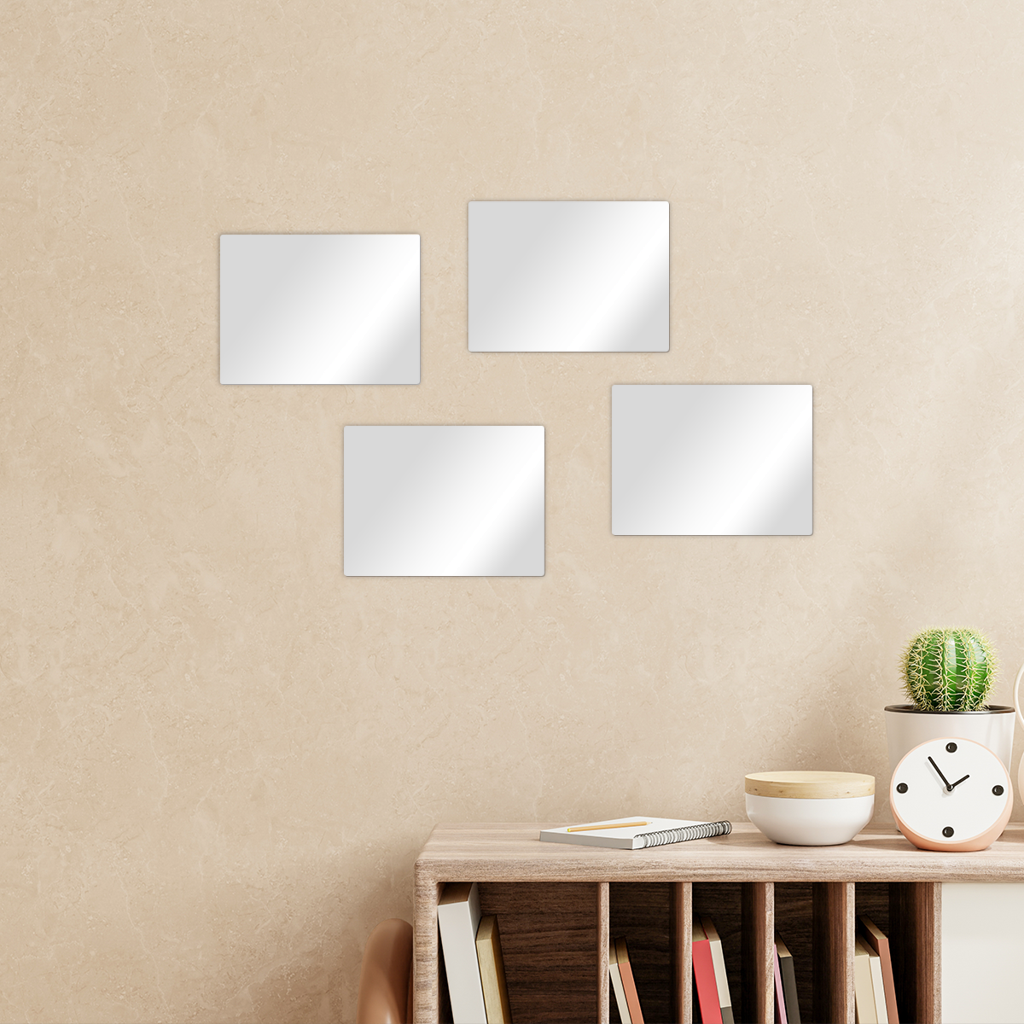 benzo heart Rectangle Wall Tiles Set of 4