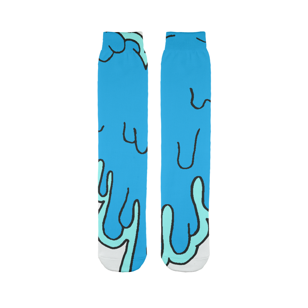 benzo heart Sublimation Sock