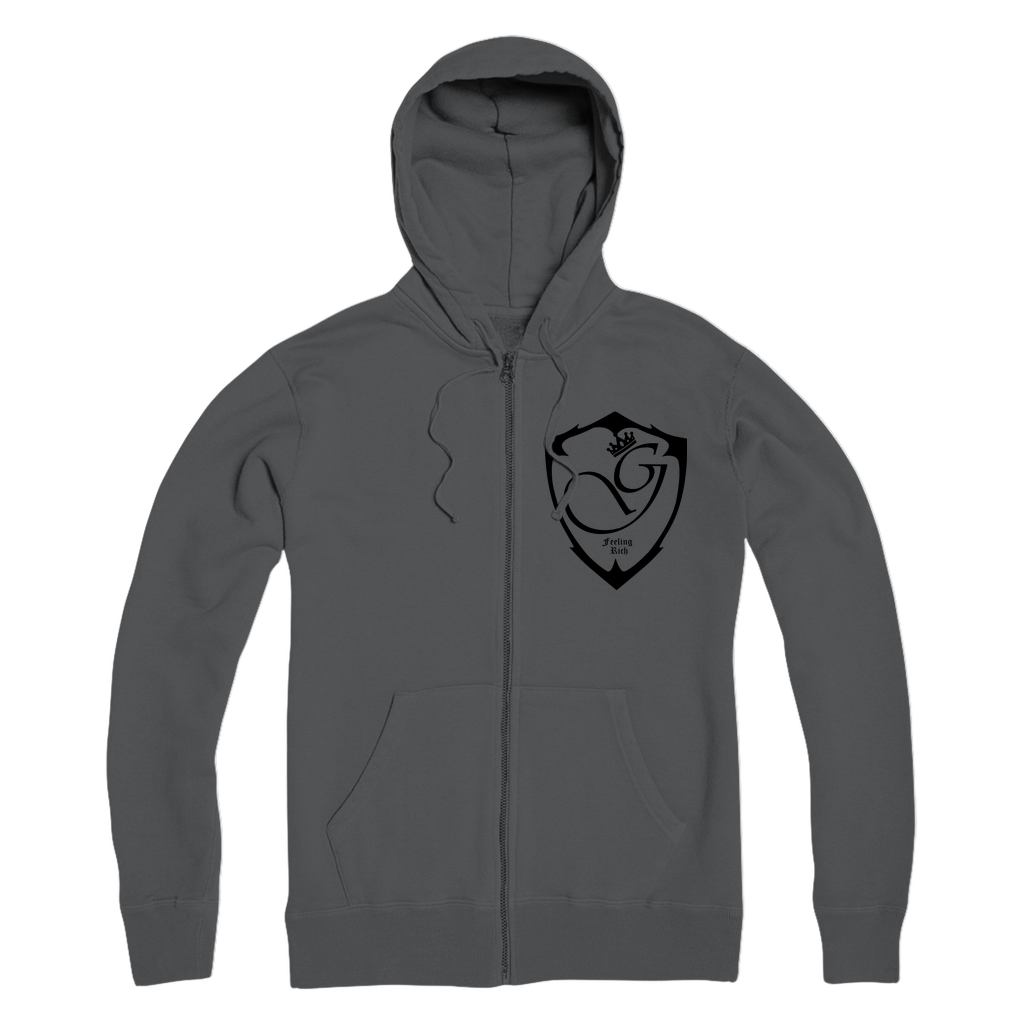 Feeling rich Premium Adult Zip Hoodie