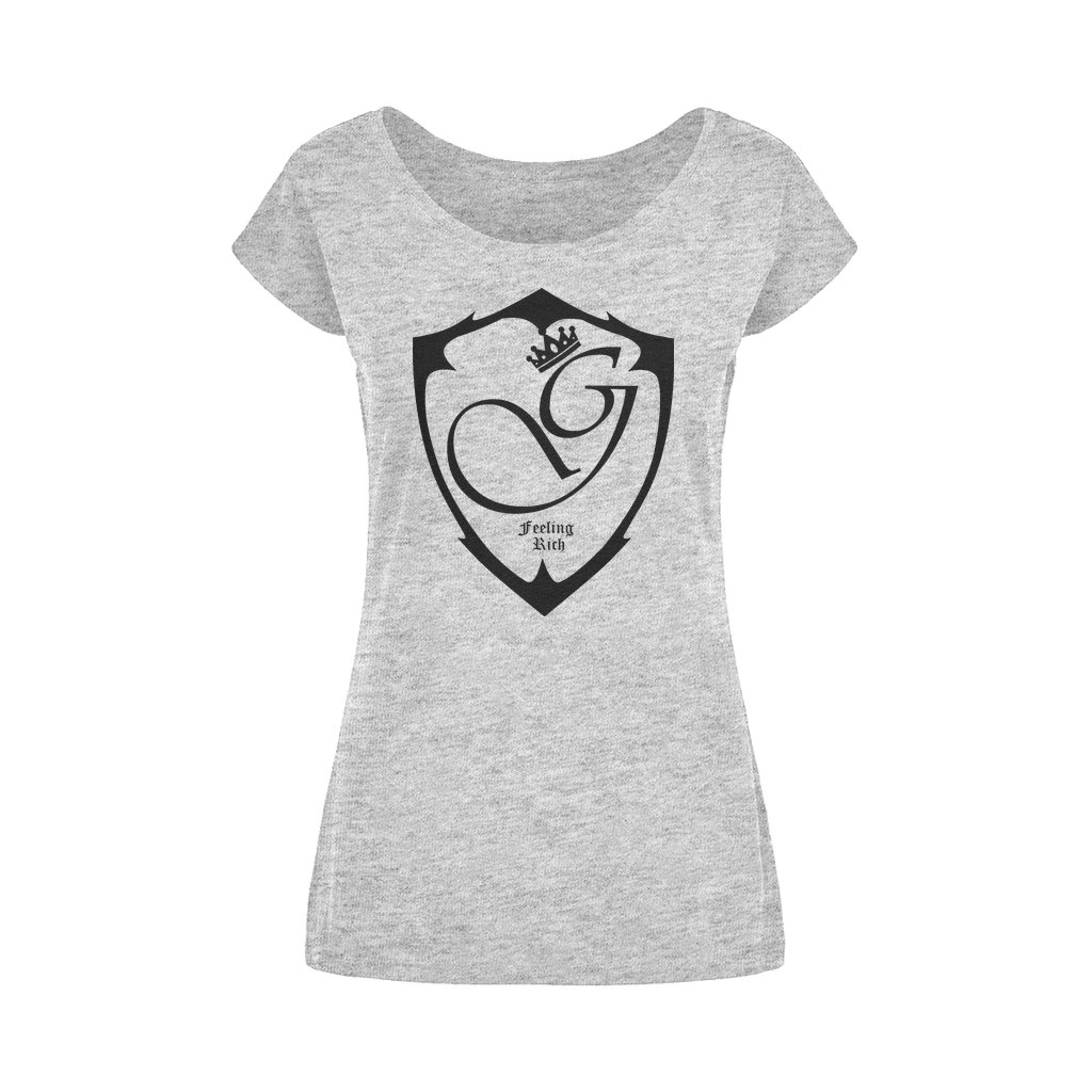 Feeling rich Wide Neck Womens T-Shirt XS-5XL