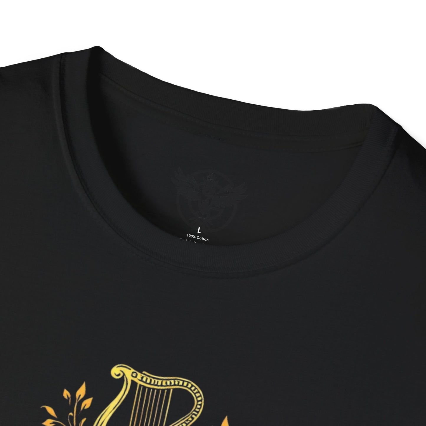 G.A. Gorgani Music Unisex Softstyle T-Shirt – Elegant Musical Design for Music Lovers