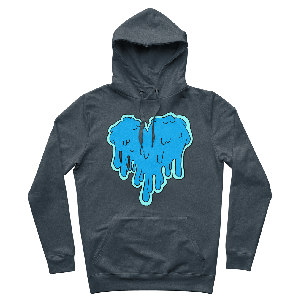 benzo heart 100% Organic Cotton Hoodie
