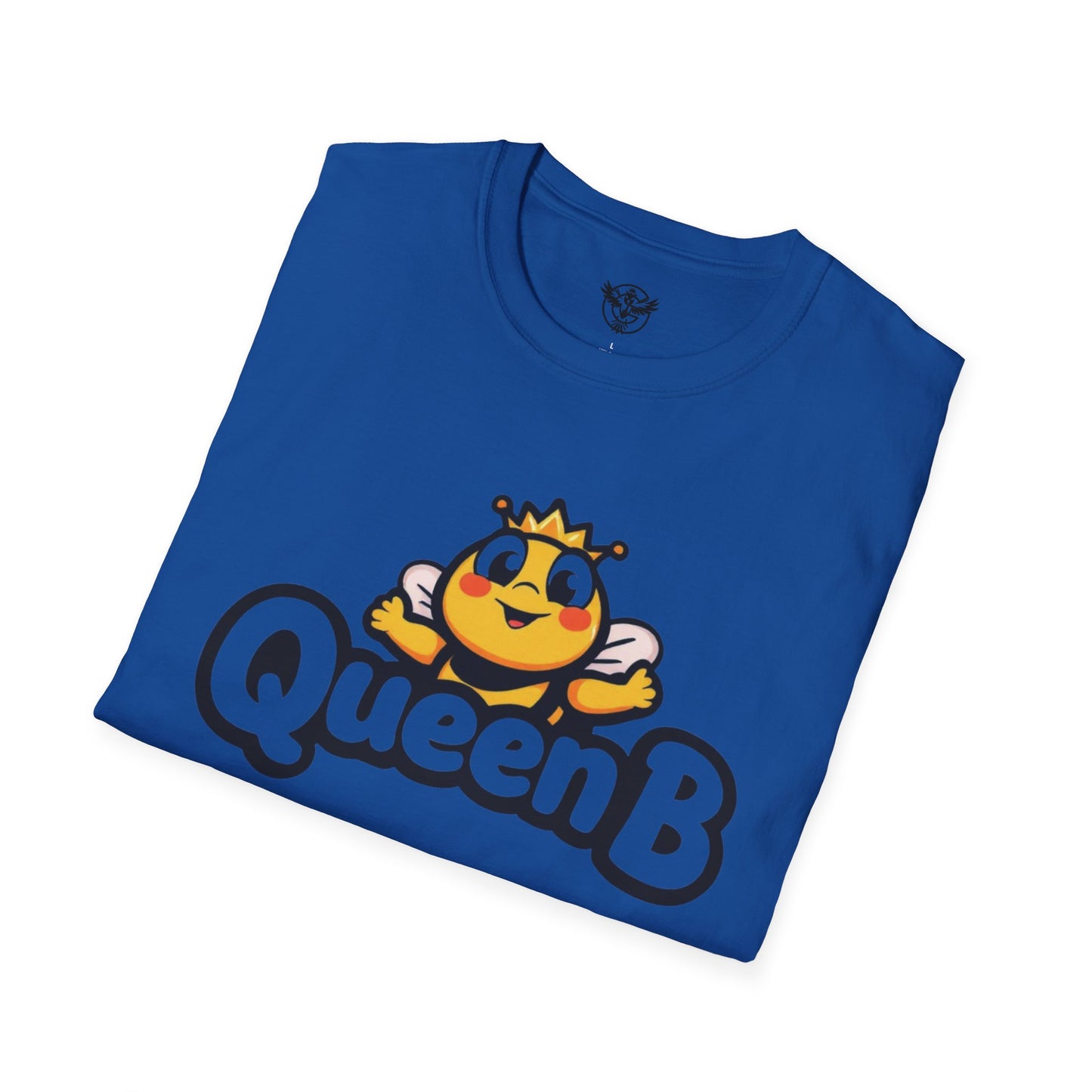 Queen B Unisex Softstyle T-Shirt - Fun and Bright Graphic Tee for Bee Lovers