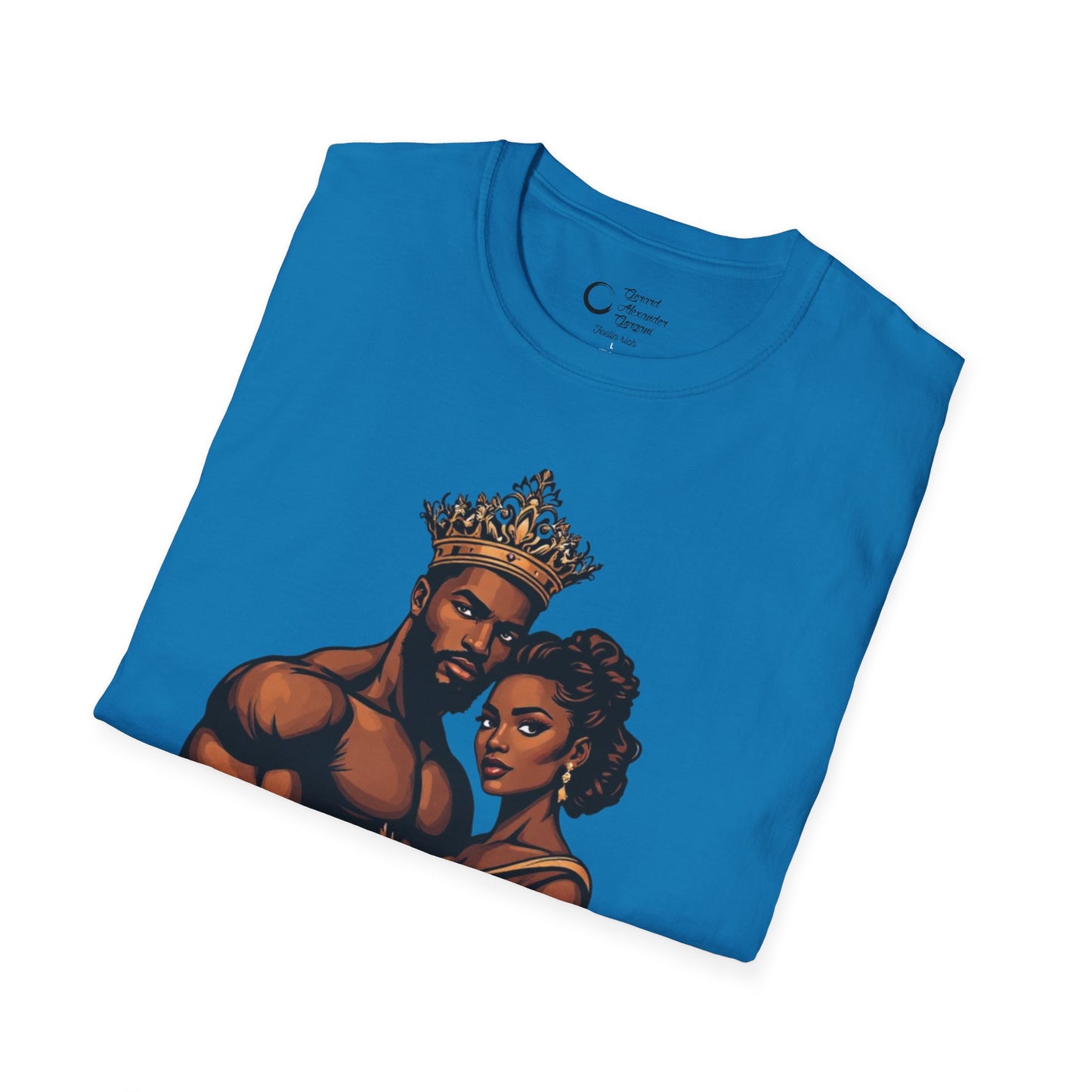 Strength Life Love by G.A.Gorgani Unisex Softstyle T-Shirt - Empowering Couple Graphic Tee