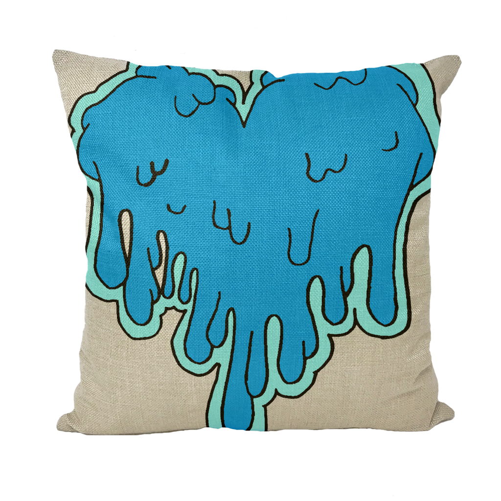 benzo heart Throw Pillow with Insert