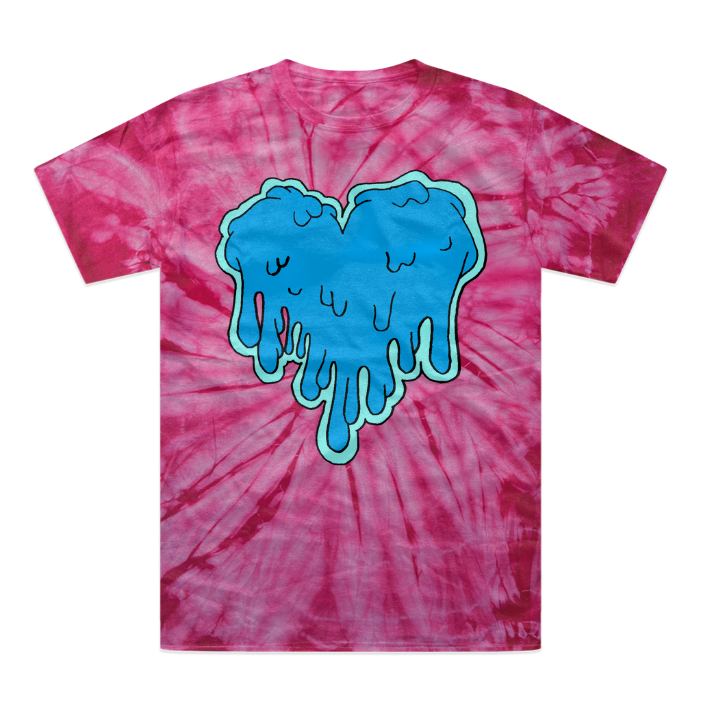 benzo heart Tonal Spider Tie-Dye T-Shirt