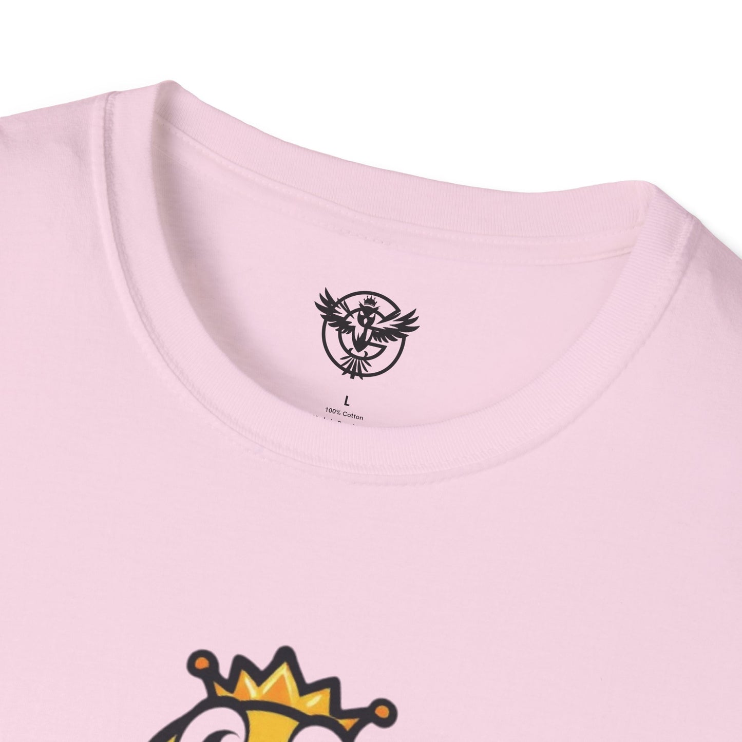 Queen B Unisex Softstyle T-Shirt - Fun and Bright Graphic Tee for Bee Lovers