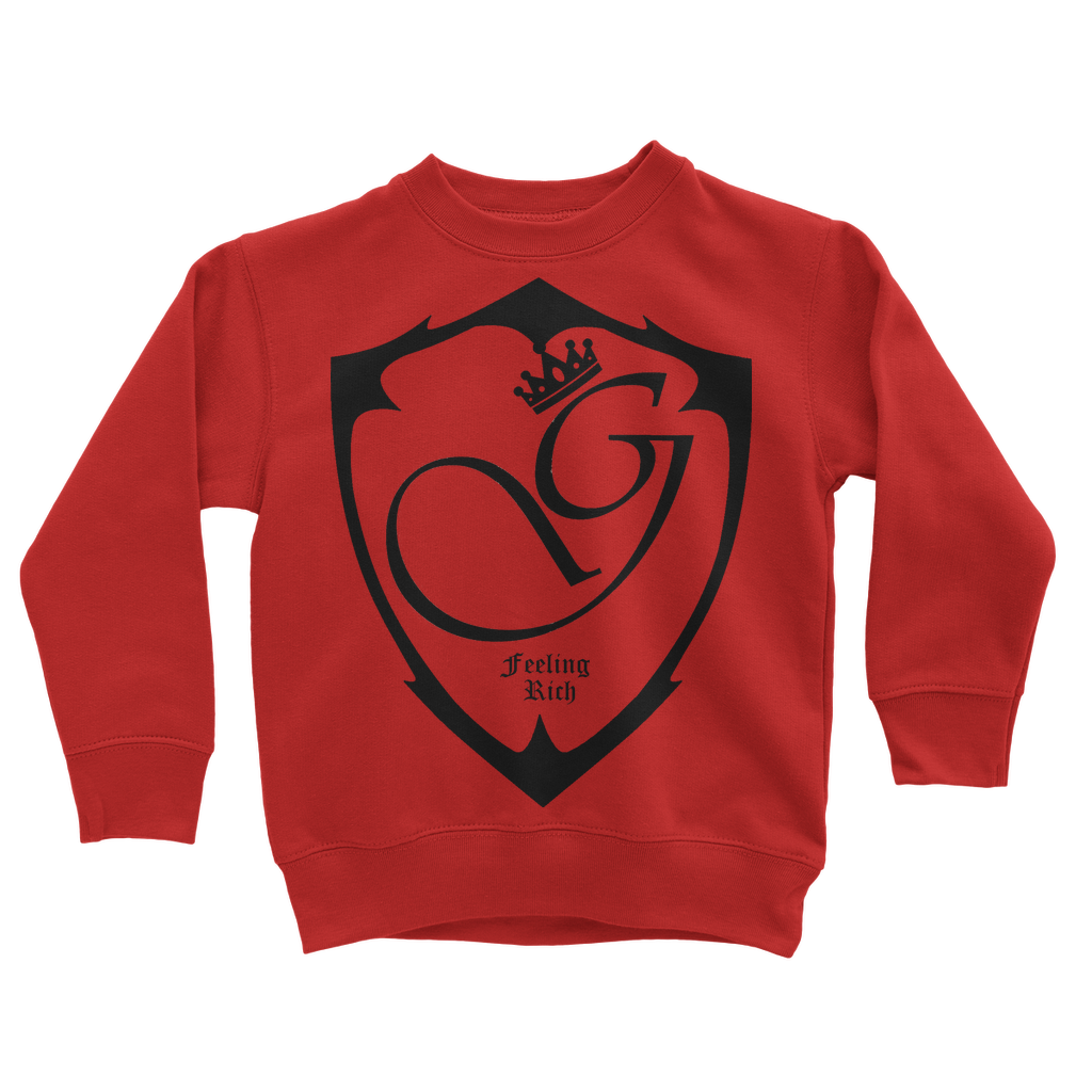 Feeling rich Classic Kids Sweatshirt