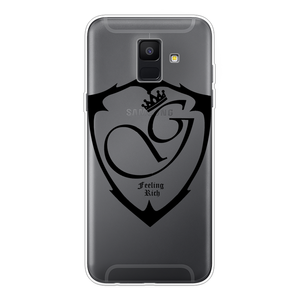 Feeling rich Back Printed Transparent Soft Phone Case